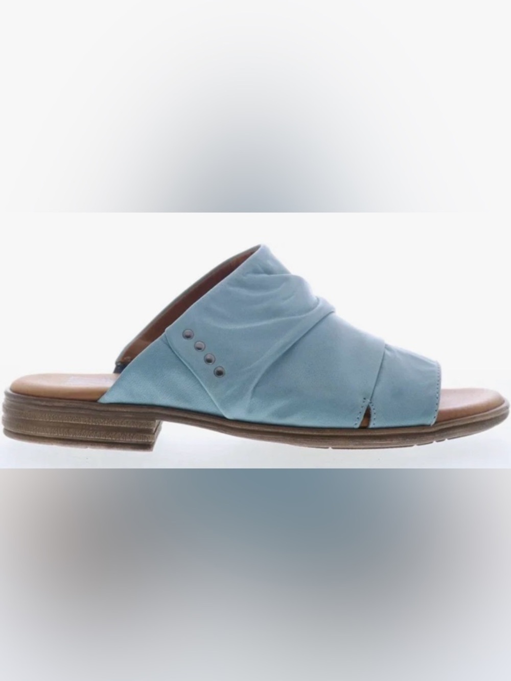 MIZ MOOZ Leather Sandals Women's 37 US 7 Dandelion Sky Blue Boho Artistic Casual